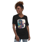Guitarists Have Mad Skills Unisex Short Sleeve V-Neck T-Shirt - Beyond T-shirts